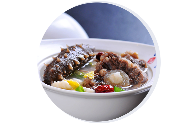 海参牛尾疙瘩汤